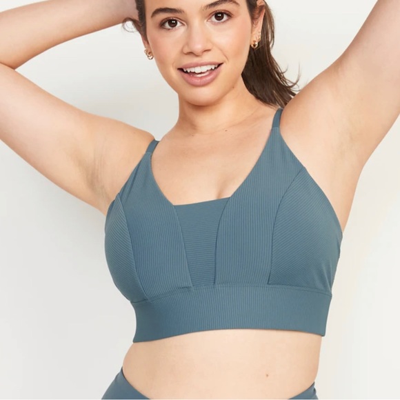 Old Navy Other - Old Navy - Light Support PowerSoft Textured-Rib Sports Bra